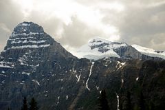 16-S Mount Chephren and White Pyramid In Summer From Icefields Parkway